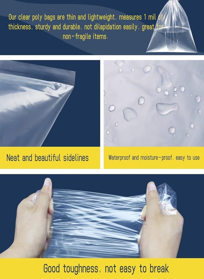 DNY Food Grade Polyethylene Bags - Multipurpose Packaging and Storage Pouches, Durable and Transparent, Ideal for Food, Retail, and Household Use - Bulk Pack Available (500 Grams, 500 Grams) - Image 3